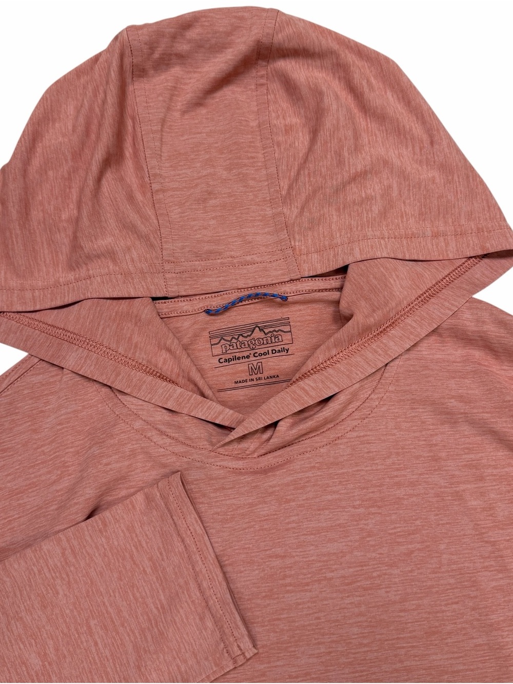 Patagonia Hoodie Womens Medium Pink Capilene Cool Daily Hoody UPF Sun Pullover